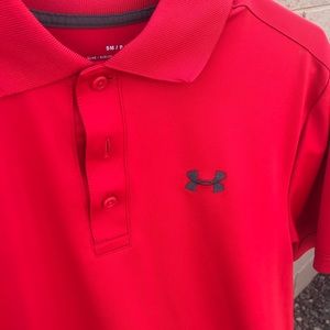 Small Mens UA Polo Top
